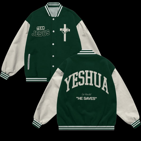 Yeshua Baseball Jacket