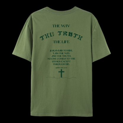 The Way The Truth The Life Cotton T-Shirt