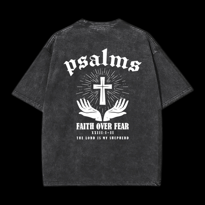 Faith Over Fear Washed T-Shirt