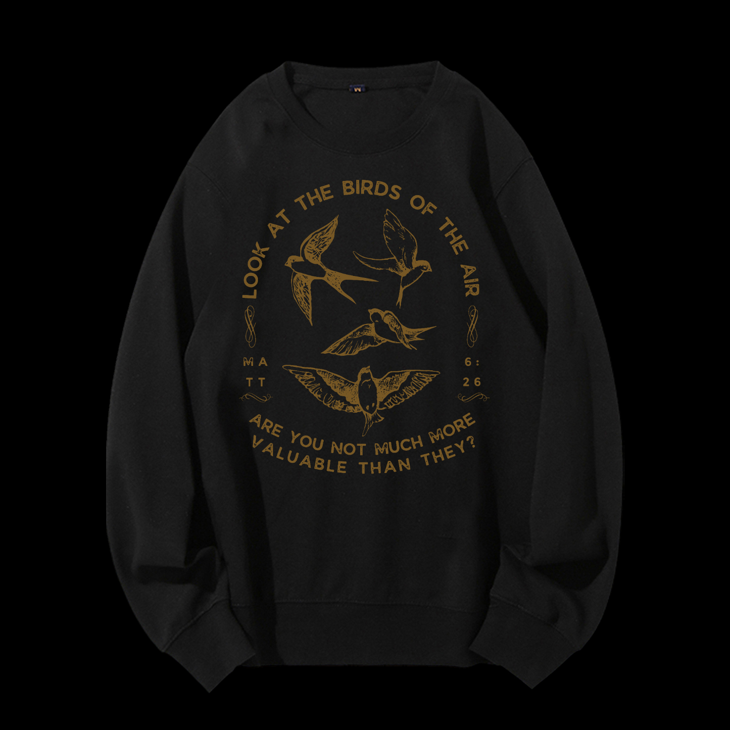 Look At The Birds Of The Air Crewneck Sweatshirt