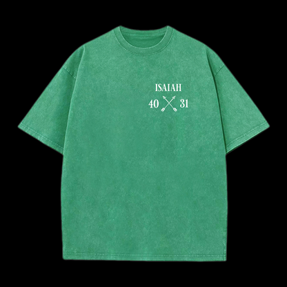 Those Who Hope In The Lord Will Renew Their Strength Washed T-Shirt