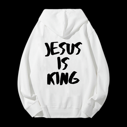 Jesus Is King Drawstring Hoodie