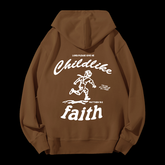 Childlike Drawstring Hoodie