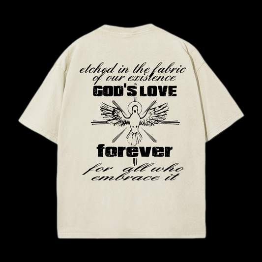 God's Love Forever Washed T-Shirt