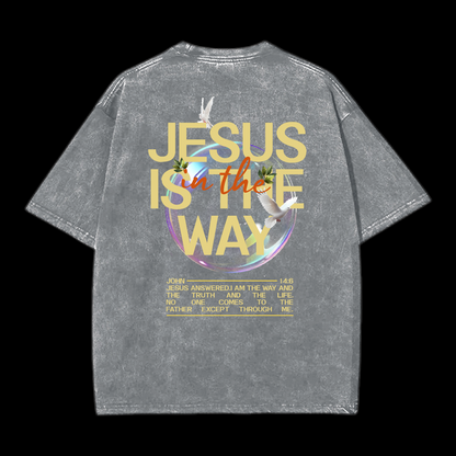 Jesus Is The Way Washed T-Shirt
