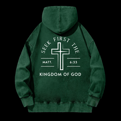 Kingdom Of God Washed Hoodie