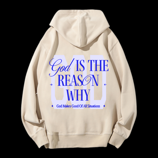 God Is The Reasan Drawstring Hoodie