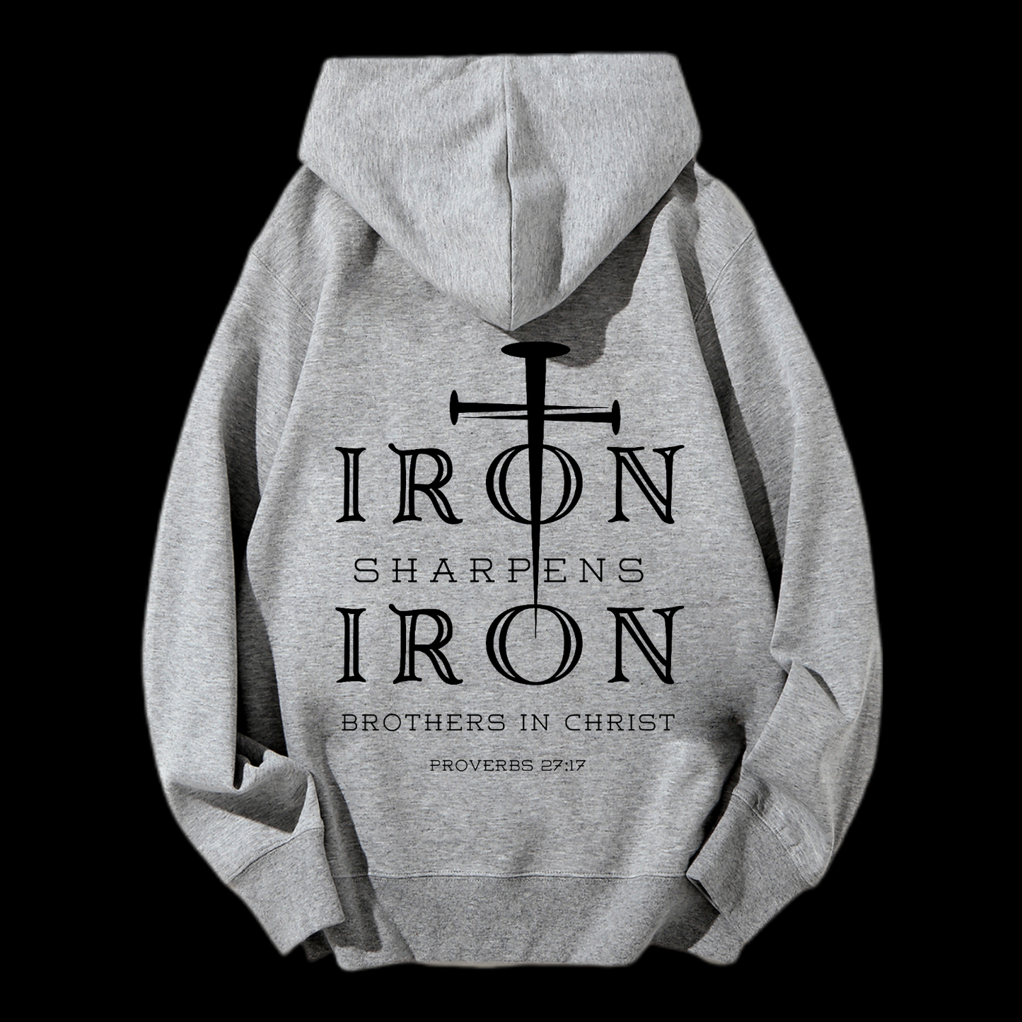 Iron Sharpens Iron Drawstring Hoodie