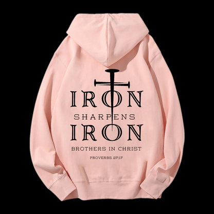 Iron Sharpens Iron Drawstring Hoodie