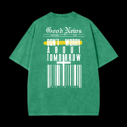 Do Not Worry Washed T-Shirt