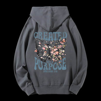 Created With Purpose Drawstring Hoodie