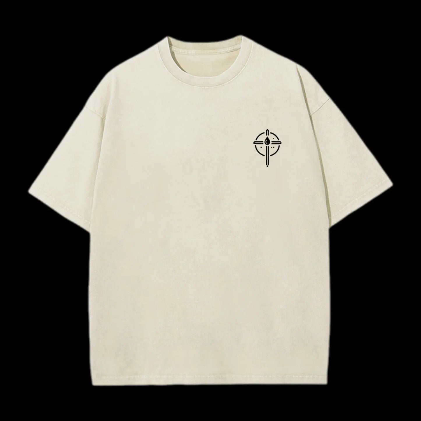 Just God Not Luck Washed T-shirt