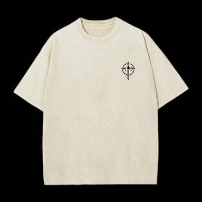 Just God Not Luck Washed T-shirt