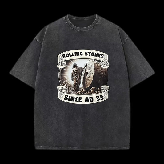 Rolling Stone Since AD 33 Christian Washed T-Shirt