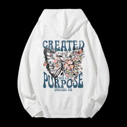 Created With Purpose Drawstring Hoodie