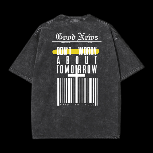 Do Not Worry Washed T-Shirt