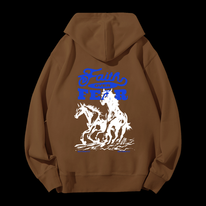 Faith Over Fear Drawstring Hoodie