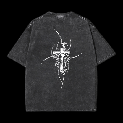 Cross Print Tee