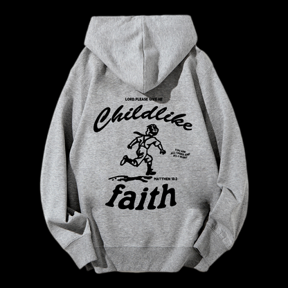 Childlike Drawstring Hoodie