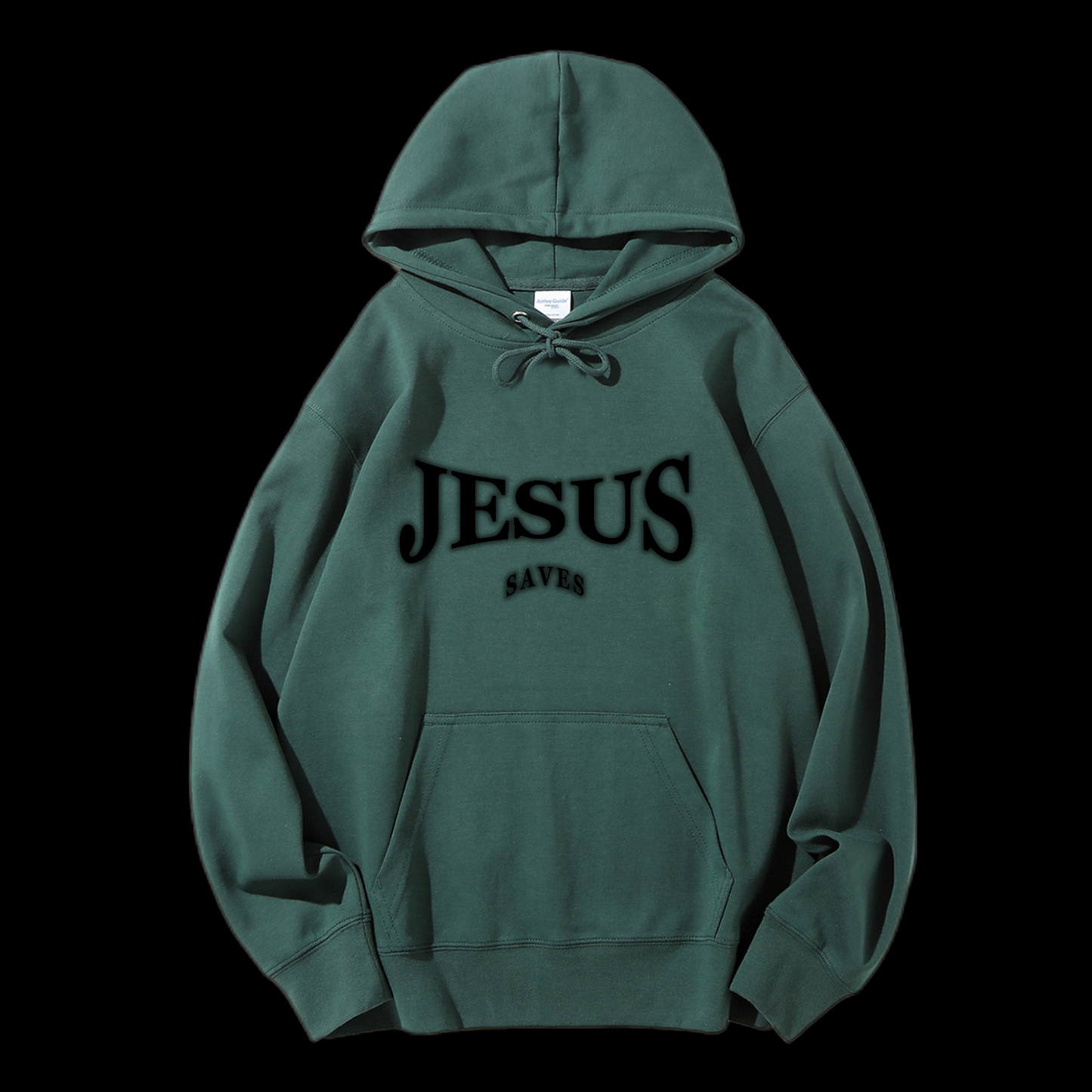 Jesus Saves Drawstring Hoodie