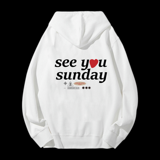 Faith Is Believe In Jesus Drawstring Hoodie