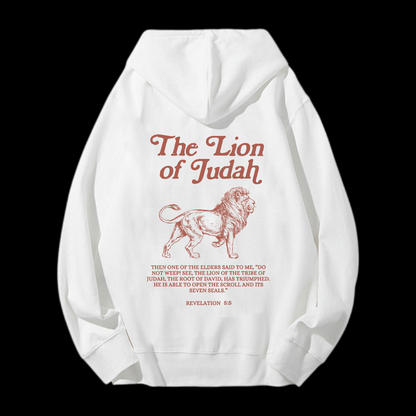 The Lion Of Judah Drawstring Hoodie