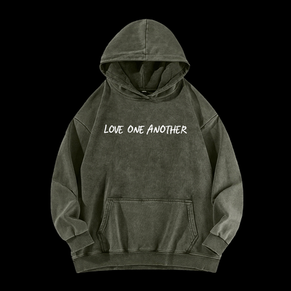Love One Another Washed Hoodie