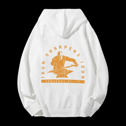 Iron Sharpens Iron Drawstring Hoodie