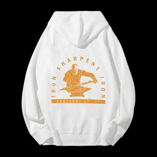 Iron Sharpens Iron Drawstring Hoodie