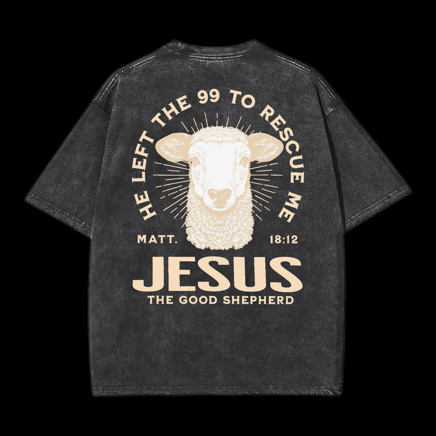 He Left The 99 To Rescue Me Washed T-Shirt