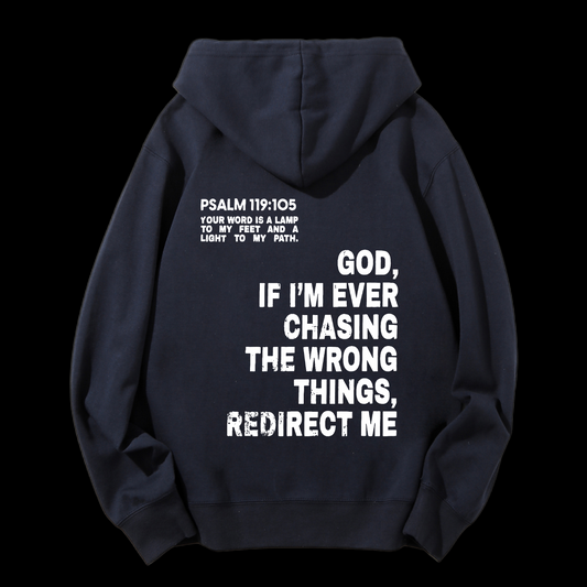 Psalm 119:105 Drawstring Hoodie