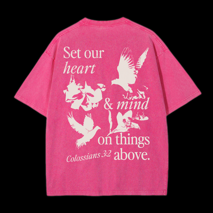 Set Our Heart Washed T-Shirt