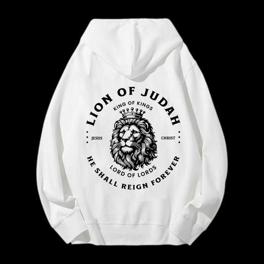 Lion Of Judah Drawstring Hoodie