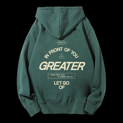 In Front Of You Is Greater Drawstring Hoodie