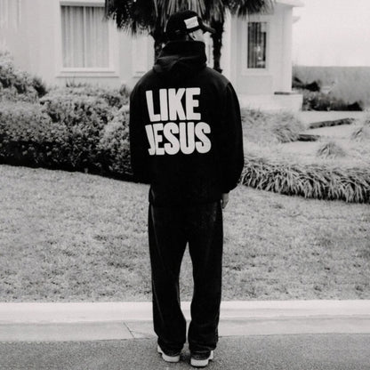 Like Jesus Drawstring Hoodie
