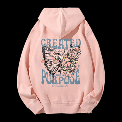 Created With Purpose Drawstring Hoodie