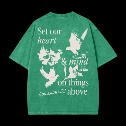 Set Our Heart Washed T-Shirt