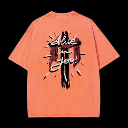 Alive In You Washed T-Shirt