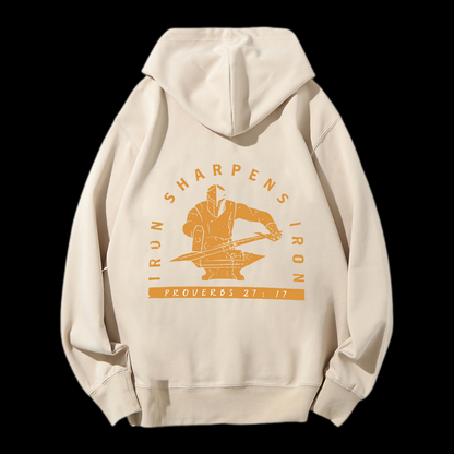 Iron Sharpens Iron Drawstring Hoodie