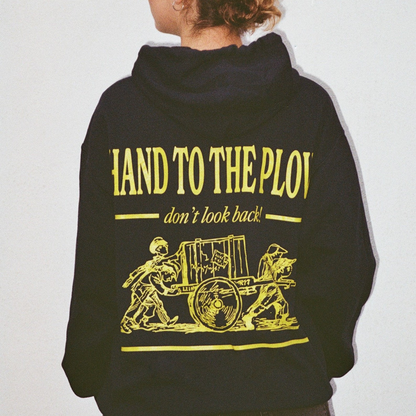 Hand To The Plow Drawstring Hoodie