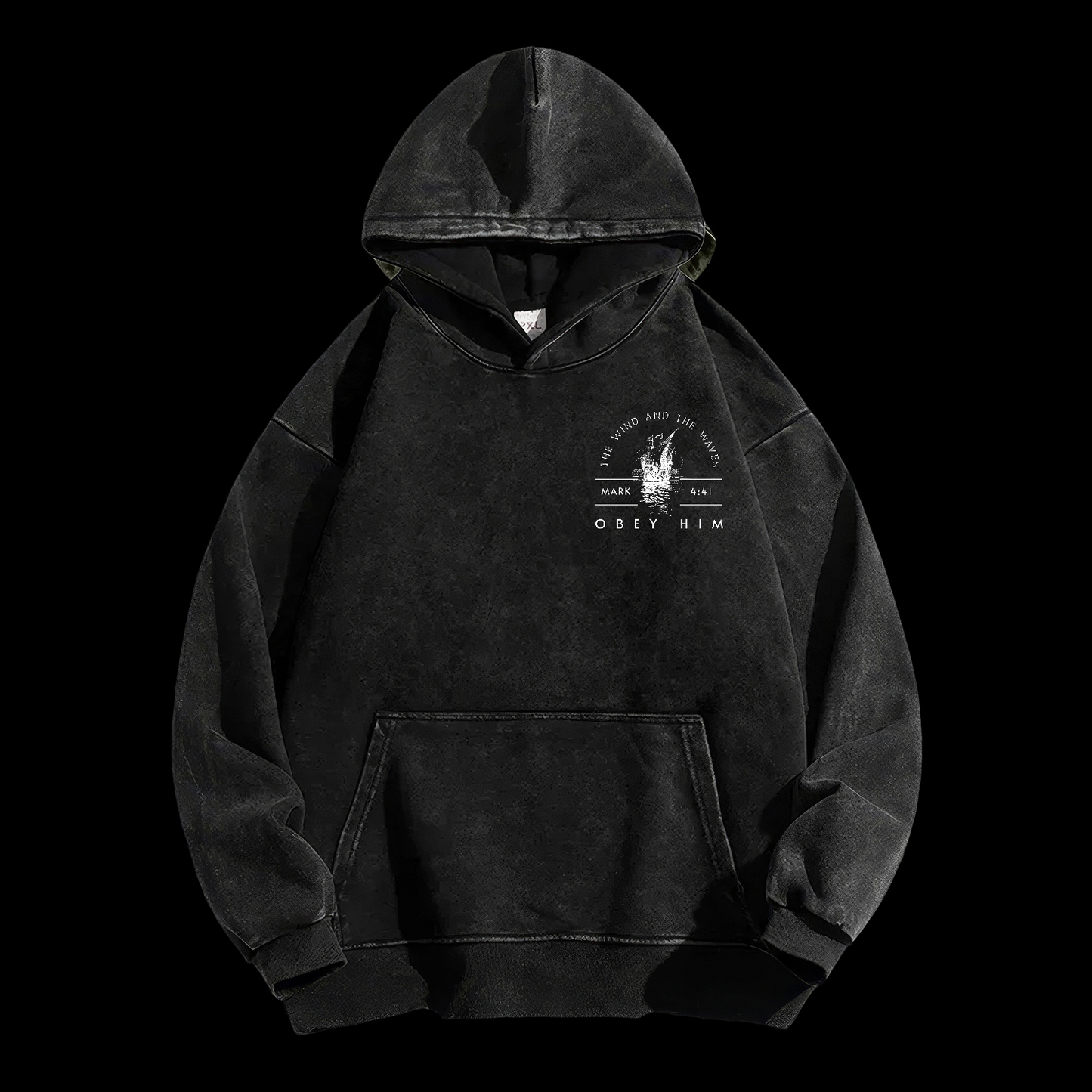 The Wind And The Waves Washed Hoodie