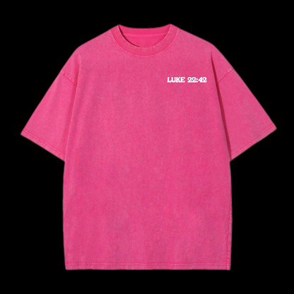 God's Will Not Mine Washed T-Shirt
