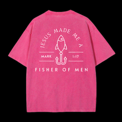 Fisher of Men Washed T-Shirt
