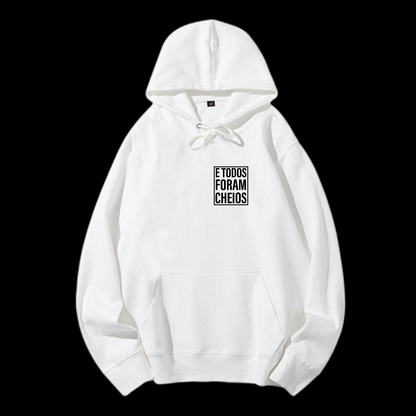 E Todos Foram Cheios Drawstring Hoodie