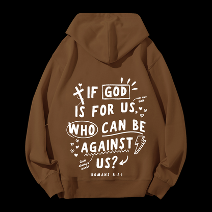 If God Is For Us Drawstring Hoodie