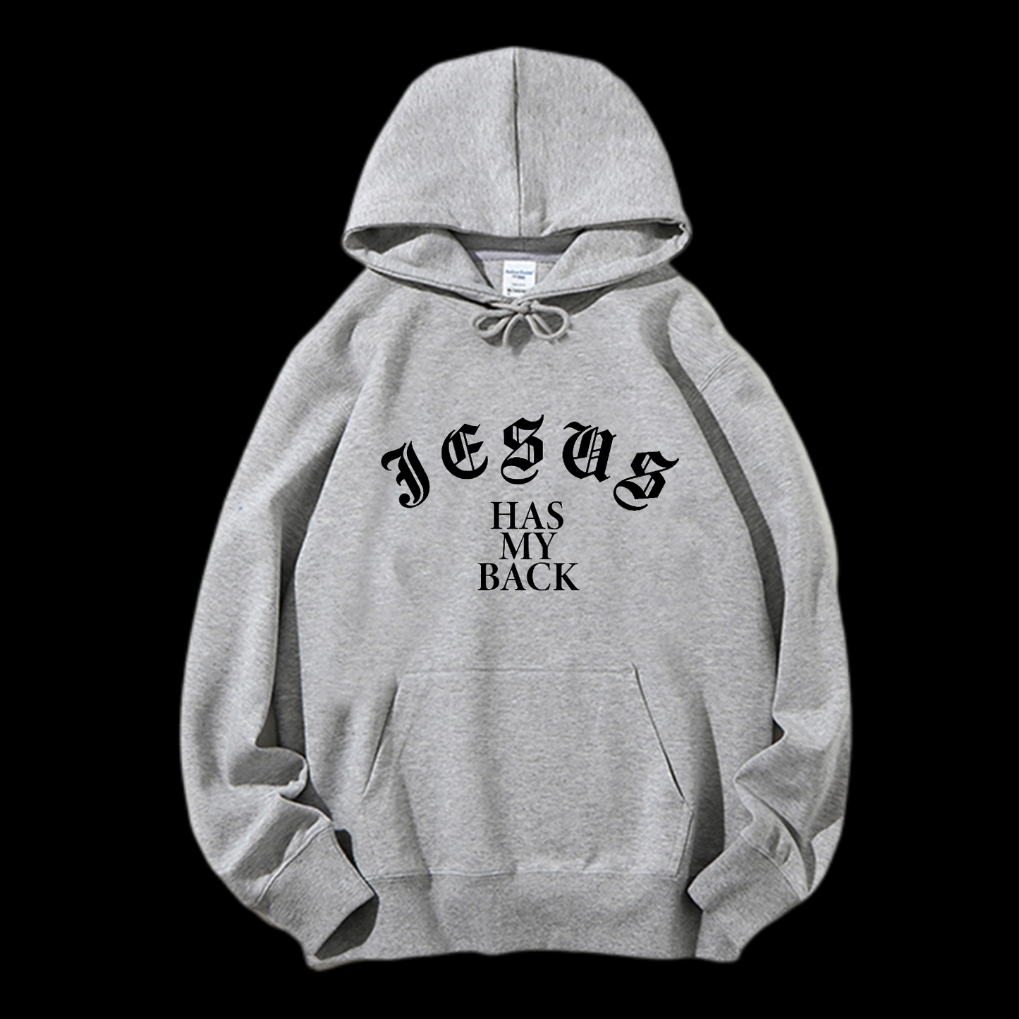 Jesus Has My Back Drawstring Hoodie