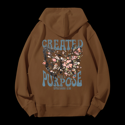 Created With Purpose Drawstring Hoodie