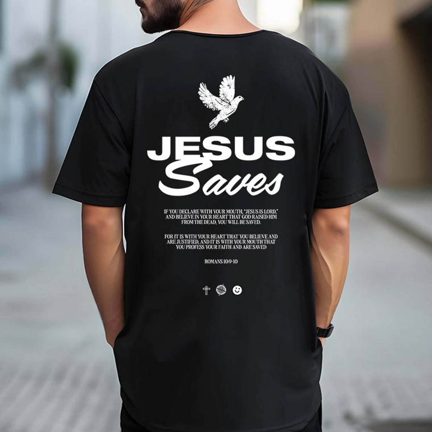 Jesus Saves Cotton T-Shirt