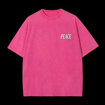 He Will  Be Our Peace Washed T-Shirt