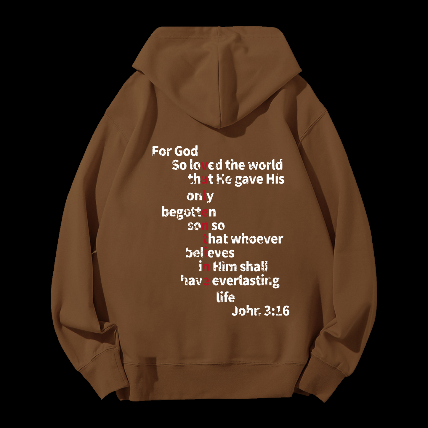 John 3:16 Drawstring Hoodie